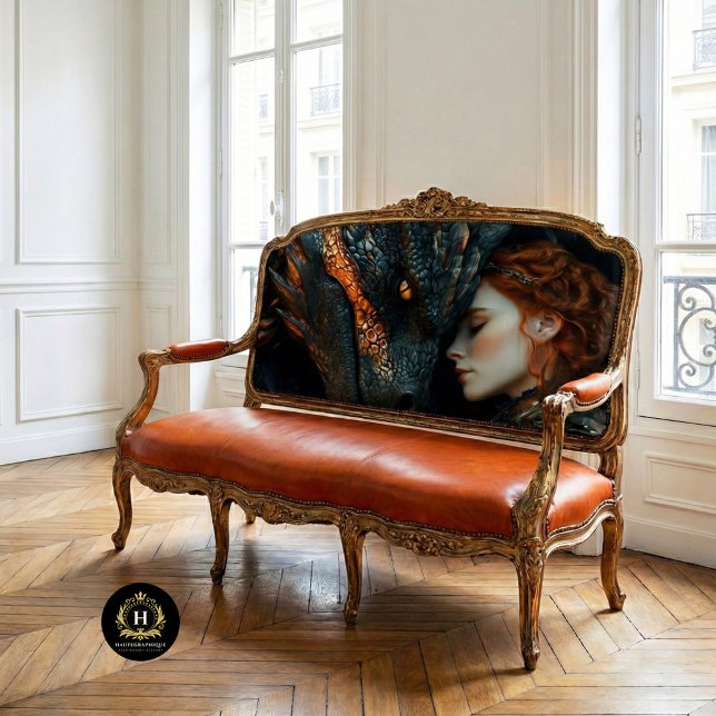 Papel De Seda Guerrero Dragón Decoupage Muebles Upcycle Mujer (Subido por el creador)