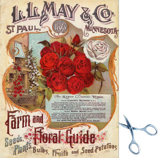 Papel De Seda Guía de la Granja y Floral del Catálogo de Semilla