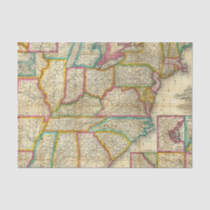 Papel De Seda Guía de los viajeros de Mitchell