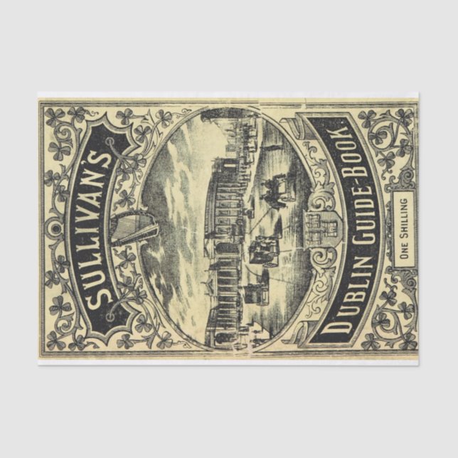 Papel De Seda Guía turística de Dublín (Anverso)