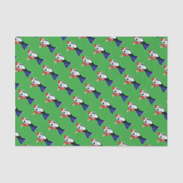 Papel De Seda Guinea Papá Noel (Anverso)