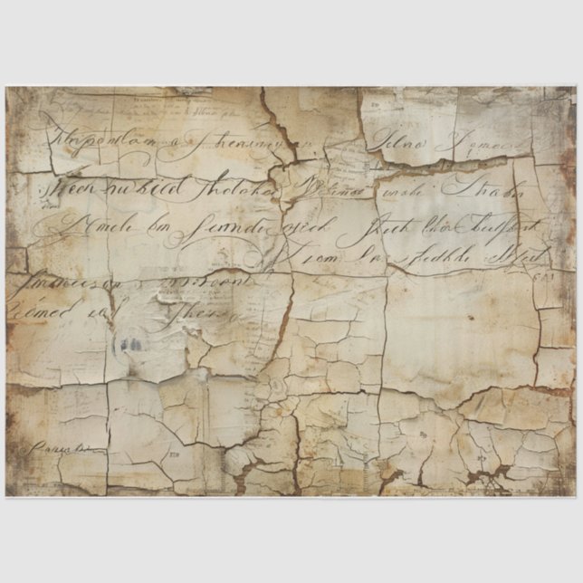 Papel De Seda Guión cruzado (Anverso)