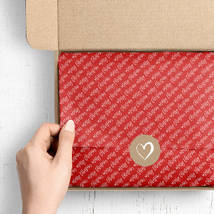 Papel De Seda Guión navideño   Colores editables