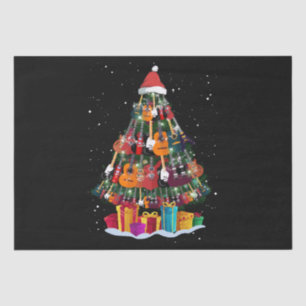 Papel De Seda Guitar Christmas Tree Funny
