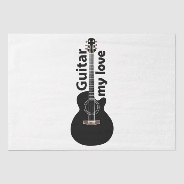 Papel De Seda Guitar Mi Amor Guitar (Anverso)