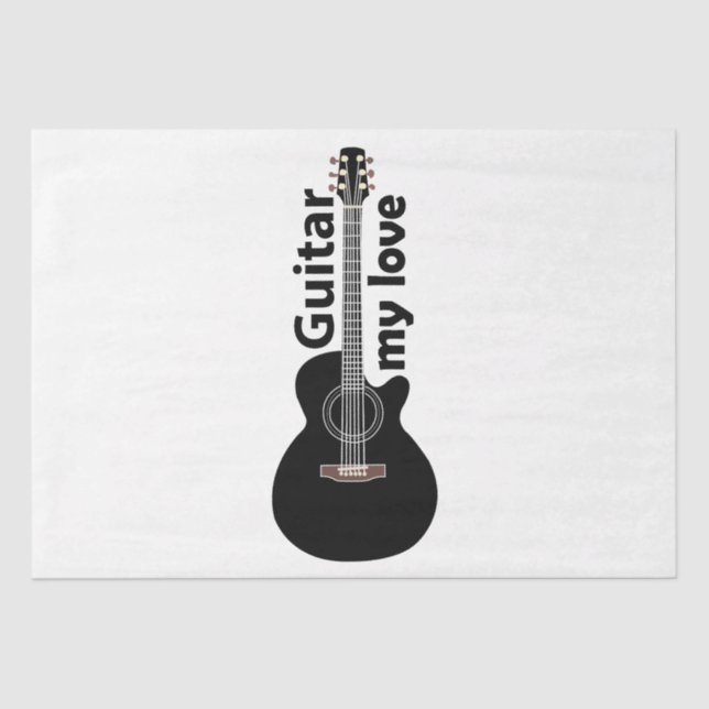 Papel De Seda Guitar mi amor guitarra (Anverso)