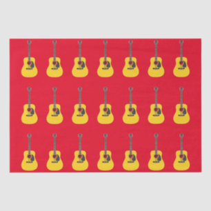 Papel De Seda Guitarra Acústica