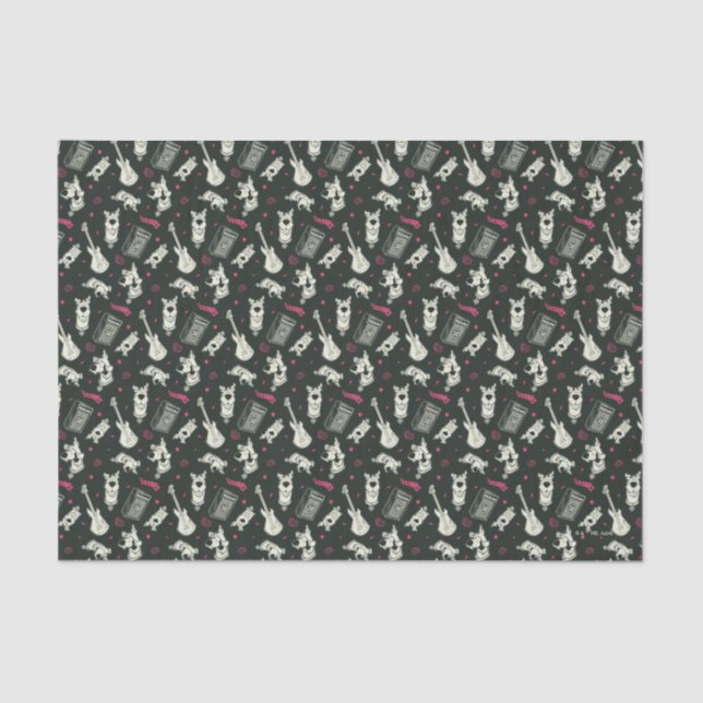 Papel De Seda Guitarra de Punk Scooby-Doo y patrón de amp (Anverso)