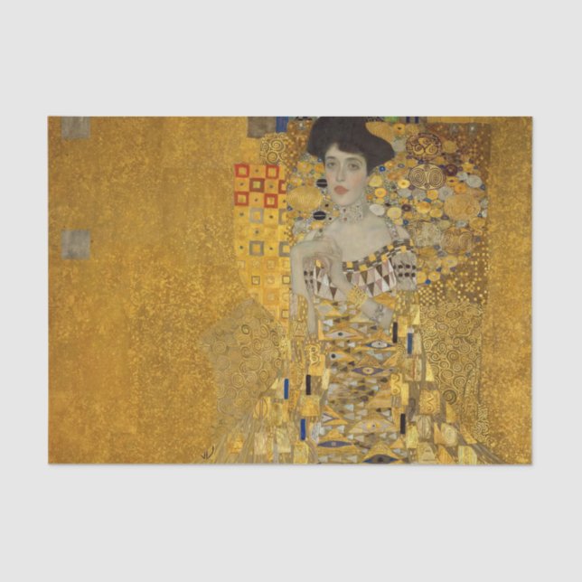 Papel De Seda Gustav Klimt - Adele Bloch-Bauer I (Anverso)