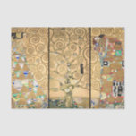 Papel De Seda Gustav Klimt - Árbol de Frisas Estúclet<br><div class="desc">Stoclet Frieze Triptych: Tree of Life,  Fulfillment,  Expectation - Gustav Klimt,  Cardboard,  1909</div>