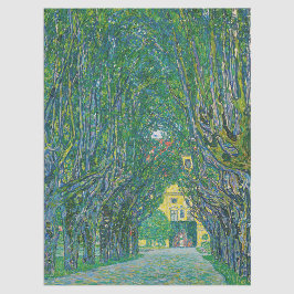 Papel De Seda Gustav Klimt - Avenida en el Parque Schloss Kammer