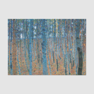 Papel De Seda Gustav Klimt Beech Tree Forest Grove