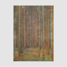 Gustav Klimt - Bosque Pino de Tannenwald
