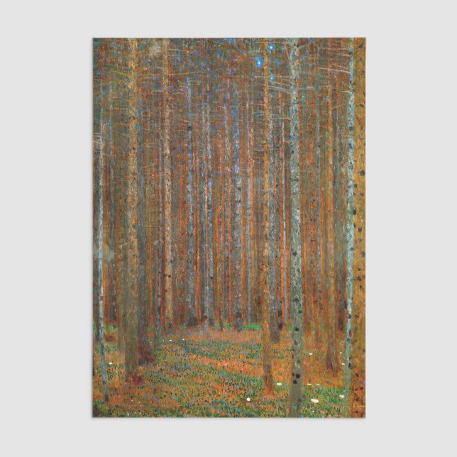 Papel De Seda Gustav Klimt - Bosque Pino de Tannenwald (Subido por el creador)