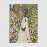 Papel De Seda Gustav Klimt - Camino de jardín con pollos<br><div class="desc">Camino de jardín con pollos - Gustav Klimt,  Petróleo en lienzo,  1916</div>