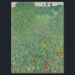 Papel De Seda Gustav Klimt - Campo de amapola<br><div class="desc">Campo de amapola / Campo de los cachorros - Gustav Klimt,  Petróleo en lienzo,  1907</div>