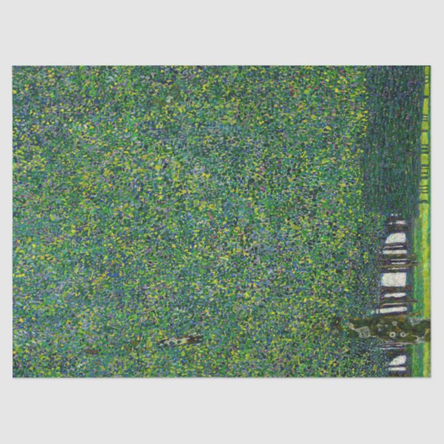 Papel De Seda Gustav Klimt - El parque (Anverso)