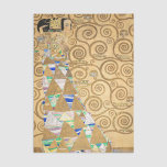Papel De Seda Gustav Klimt - Expectación, Friso Stoclet<br><div class="desc">El árbol de la vida,  Friso Stoclet,  Expectación - Gustav Klimt,  Cartón,  1909</div>