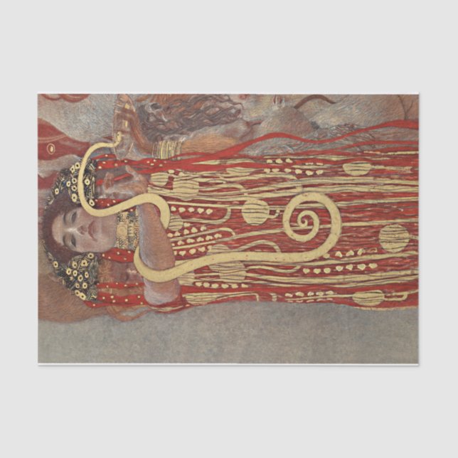 Papel De Seda Gustav Klimt | Higienia (1907) (Anverso)