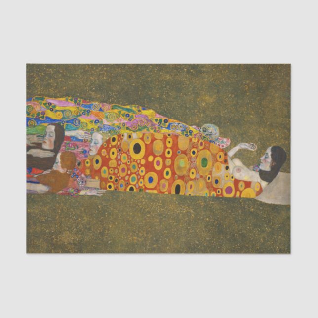 Papel De Seda Gustav Klimt - Hope (Anverso)