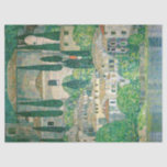 Papel De Seda Gustav Klimt - Iglesia de Cassone<br><div class="desc">Iglesia en Cassone / Paisaje con cipreses - Gustav Klimt,  Petróleo en lienzo,  1913</div>