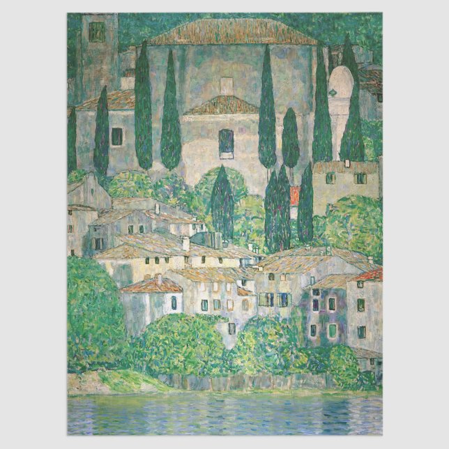 Papel De Seda Gustav Klimt - Iglesia de Cassone (Subido por el creador)