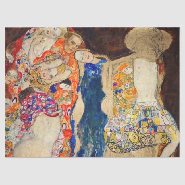 Papel De Seda Gustav Klimt - La novia (inconclusa) (Anverso)