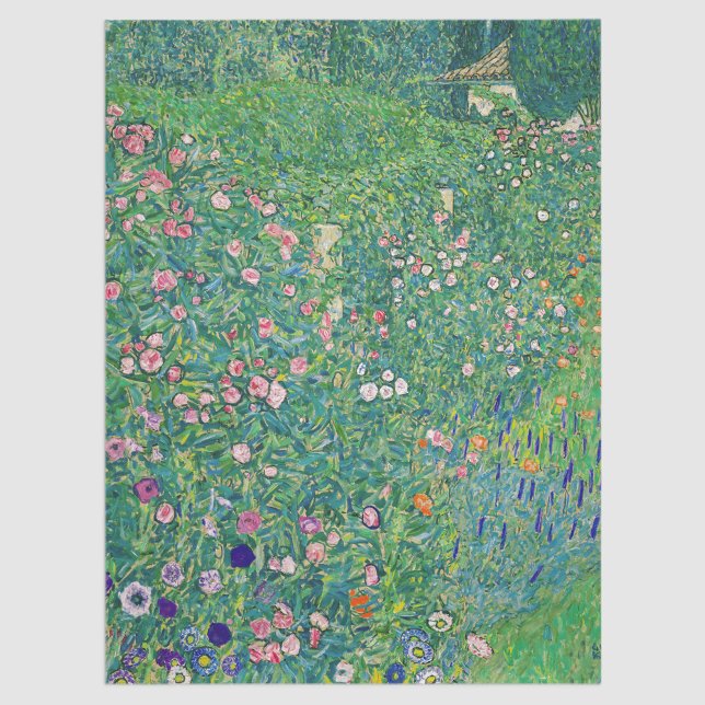 Papel De Seda Gustav Klimt - Paisaje de los jardines italianos (Subido por el creador)
