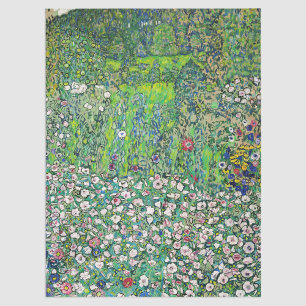Papel De Seda Gustav Klimt - Paisaje hortícola y cima de una col