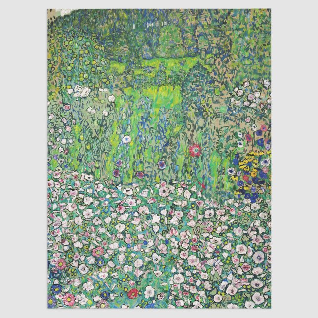 Papel De Seda Gustav Klimt - Paisaje Horticultural y cima de col (Subido por el creador)