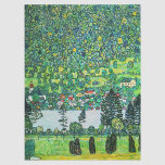 Papel De Seda Gustav Klimt - Pendiente de montaña en Unterach<br><div class="desc">Pendiente de montaña en Unterach / Pendiente en un bosque en el lago Attersee - Gustav Klimt,  Petróleo en lienzo,  1916</div>