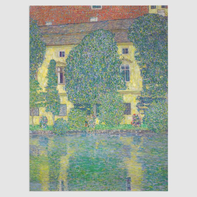Papel De Seda Gustav Klimt - Schloss Kammer am Attersee III (Subido por el creador)