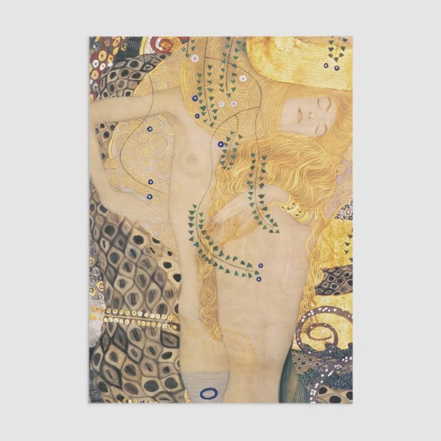 Papel De Seda Gustav Klimt - Serpientes de Agua I (Subido por el creador)