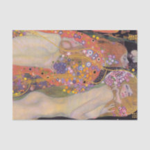 Gustav Klimt - Serpientes de Agua II