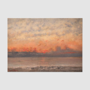 Papel De Seda Gustave Courbet - Atardecer