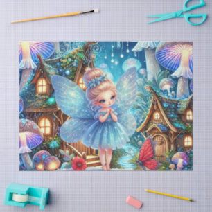 Papel De Seda Habitación de niñas lindas hada decoupage 