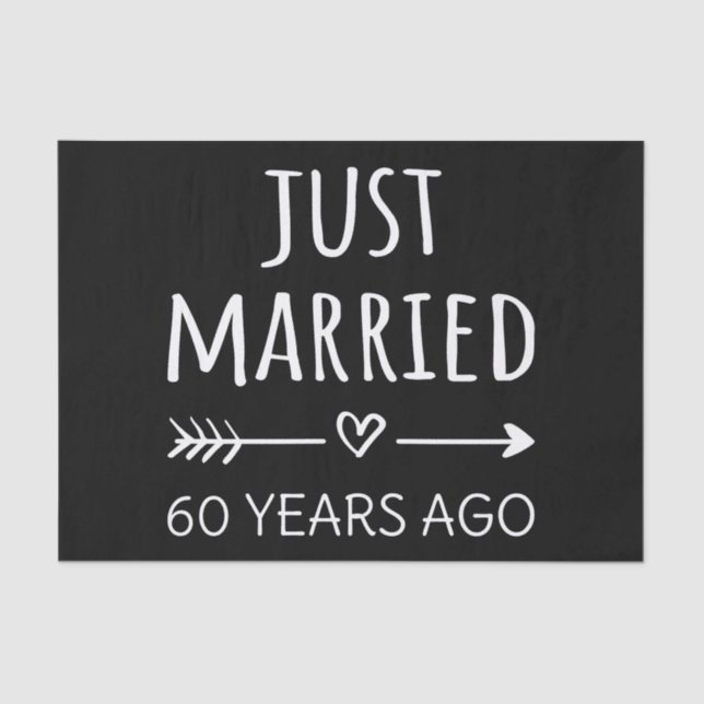 Papel De Seda Hace 60 Años Que Me Casé (Anverso)