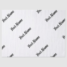 Papel De Seda Hacer que su propio nombre personalizado ajuste de