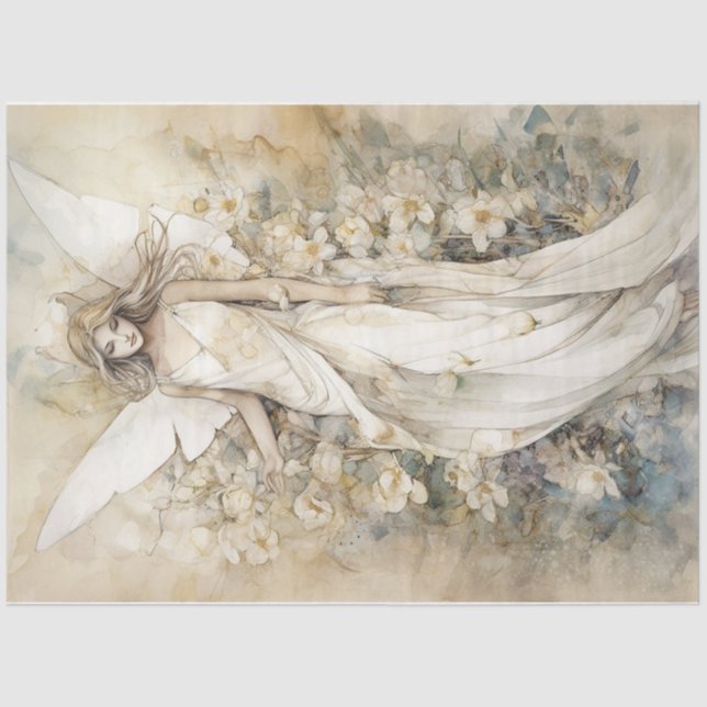 Papel De Seda Hada blanca (Anverso)