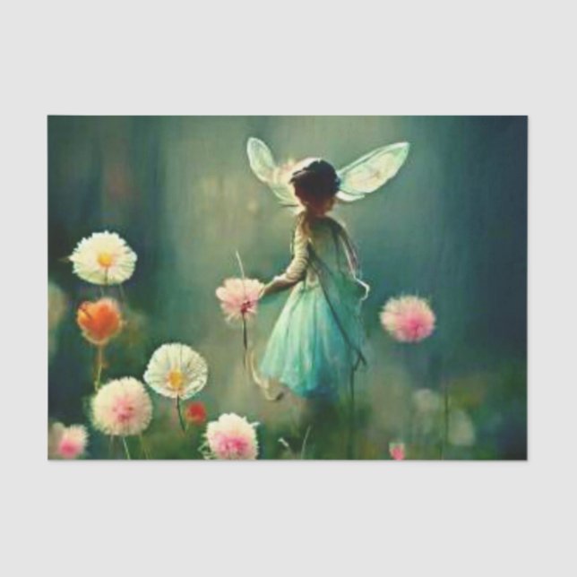 Papel De Seda Hada en la pradera Desnuda (Anverso)