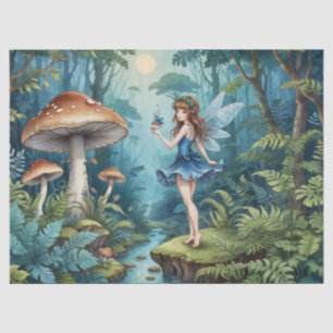Papel De Seda Hada Encantadora de Hongos