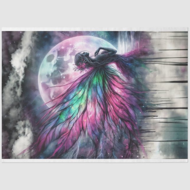 Papel De Seda Hada nocturna (Anverso)