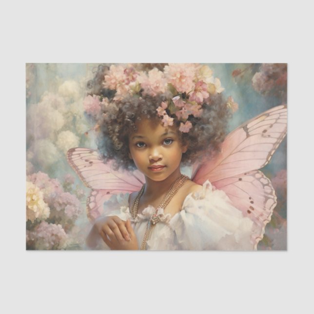 Papel De Seda Hada rosa (Anverso)