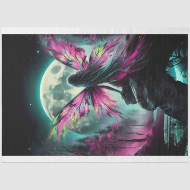 Papel De Seda Hadas nocturnas 2 (Anverso)