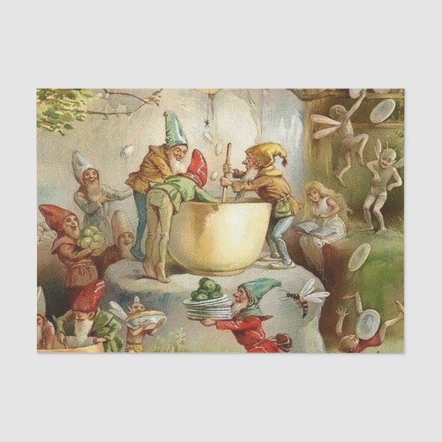 Papel De Seda “Hadas Victorianas” por E S Hardy (Anverso)