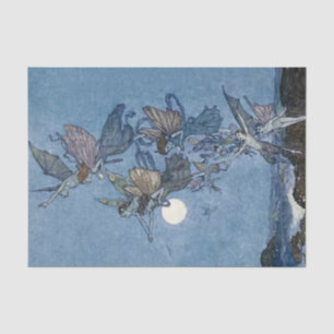 Papel De Seda "Hadas y elfos" de Edmund Dulac desde "El temporal