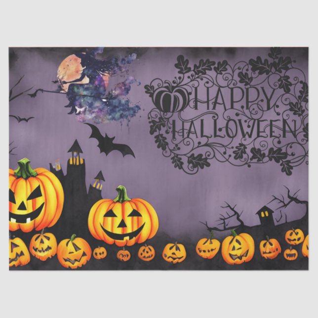 Papel De Seda Halloween (Anverso)