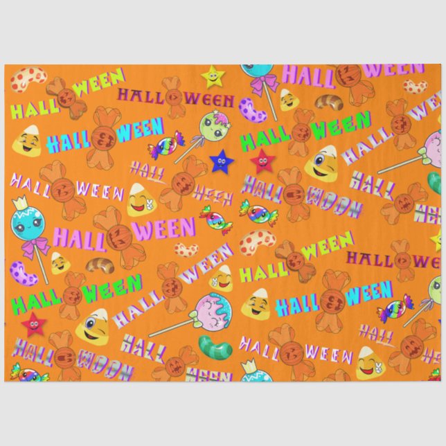 Papel De Seda Halloween (Anverso)