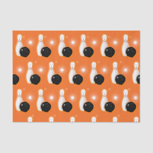 Papel De Seda Halloween Bowling (Anverso)