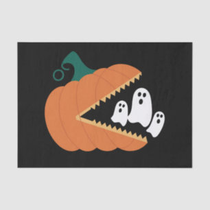 Papel De Seda Halloween Calabaza Funny Fantasma Niños